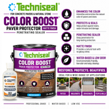Techniseal CB+ Color Boost Paver Sealer Sample, 8 oz