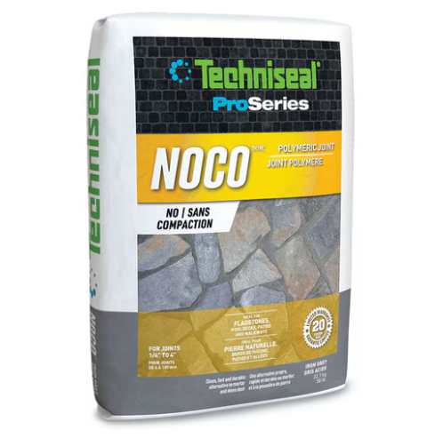 Techniseal NOCO No Compaction Polymeric Sand 50 lb bag for flagstone wide joints