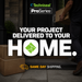 Techniseal ProSeries polymeric sand delivery – courier bringing paver sand boxes to front door, same day shipping