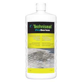 Techniseal ProSeries Oil & Grease Remover for Pavers in a 1-quart white plastic bottle