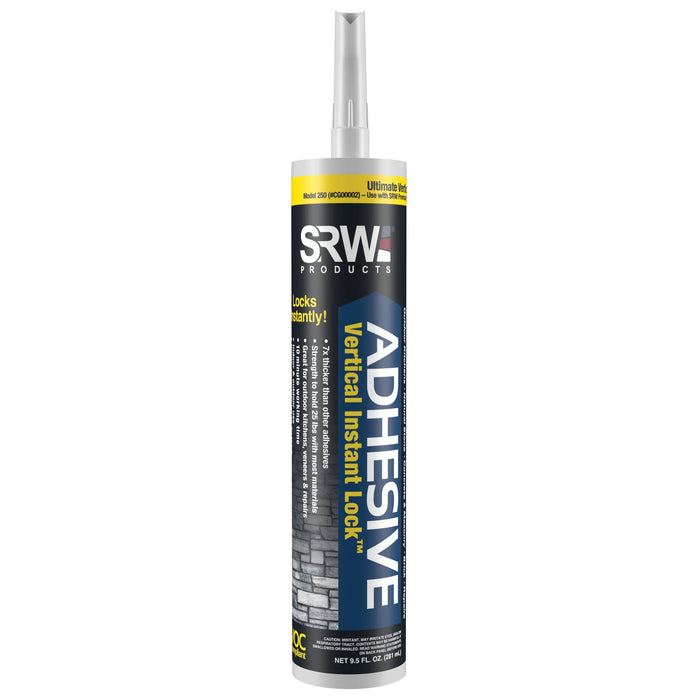 SRW Vertical Instant Lock Adhesive, 9.5 oz