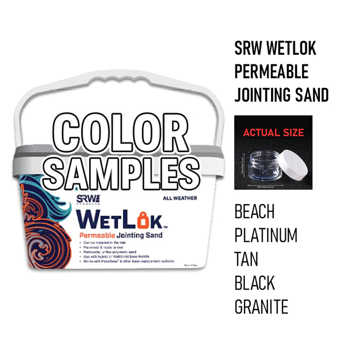 COLOR SAMPLES- SRW Wetlok Permeable Jointing Sand