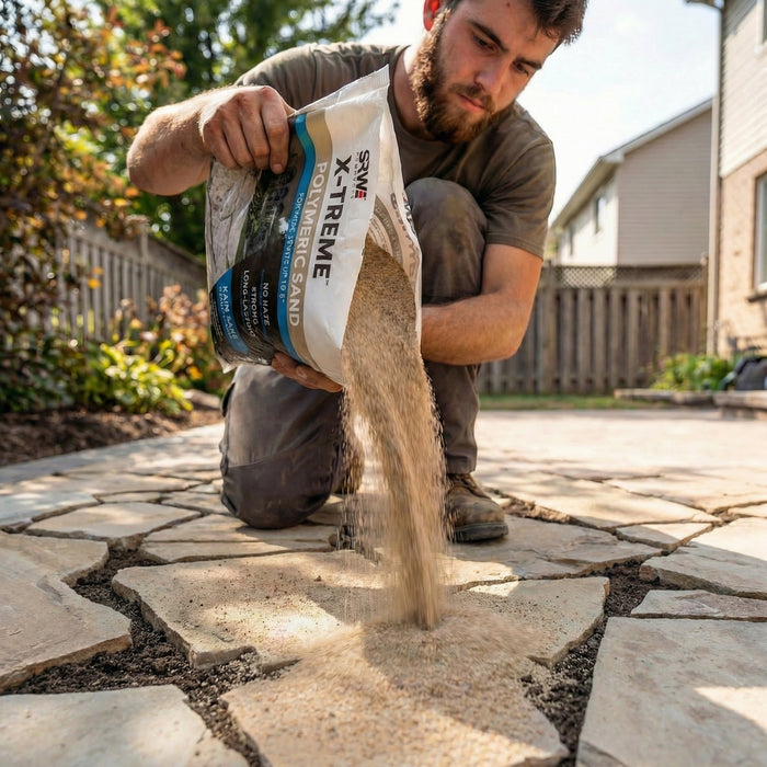 X-Treme Polymeric Sand, Joint up to 6 Inches. 50-Pound Bag SRW wide joint
