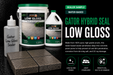 Alliance Gator Low Gloss Paver Sealer 8oz sample bottle with real Gator Hybrid Seal water-based bucket and jug, low-gloss finish and joint stabilizer with no color enhancement on concrete pavers - Polymeric Sand Store