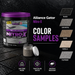 Alliance Gator Nitro-X fine joint sand color samples: all 5 shades Black, Gun Metal, Taupe, Vanilla, and Platinum sample kit by Polymeric Sand Store