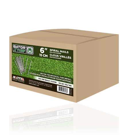Alliance Gator nails and spikes for paver edge restraint
