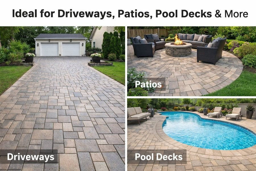 Gator SuperSand G2 ideal for residential driveways, patios, pool decks and walkways