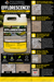 Alliance Gator Clean Efflorescence Cleaner infographic showing haze removal, paver prep, no acid wash formula benefits.
