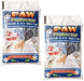 Paw Protector pet safe ice melt 2-pack of 20 lb bags, pet friendly snow and ice melter and dog safe deicer for driveways, sidewalks and steps, winter cabin and golden retriever bag artwork