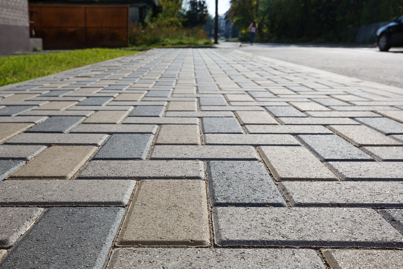 best looking polymeric sand paver driveway