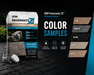 All 5 SRW Pavermate Z3 polymeric sand color samples — Tan, Granite, Black, Ivory, and Beige — kit by Polymeric Sand Store