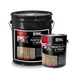 SRW Products PSX Penetrating X-Treme water based penetrating paver sealer shown as a black 5 gallon pail and 1 gallon can, invisible natural look commercial strength sealer for pavers, natural stone and retaining walls