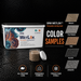 SRW Wetlok permeable jointing sand color samples: all 5 shades Beach, Platinum, Tan, Black, and Granite sample kit by Polymeric Sand Store