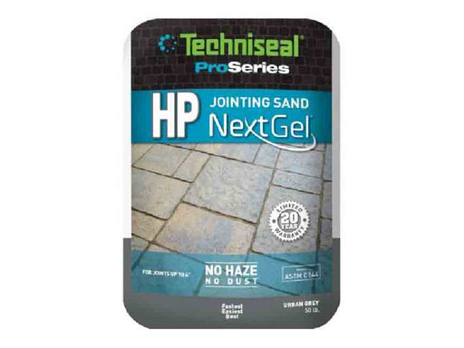 Techniseal HP NextGel Polymeric Sand 50 lb bag Urban Grey color