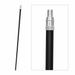Vinyl coated metal broom handle, 60 inch threaded extension pole with swivel cap for brushes, brooms, and roller frames.